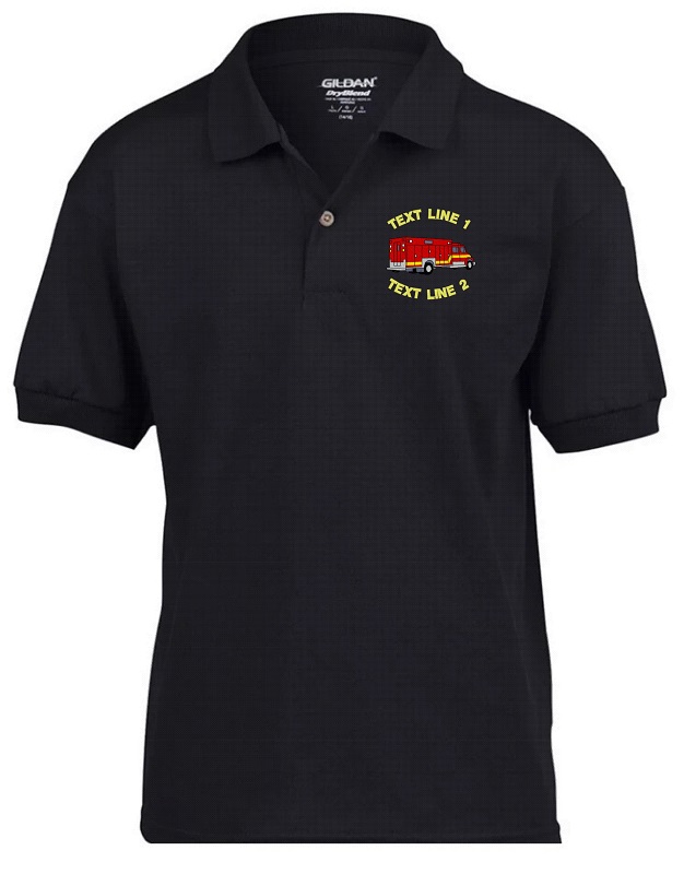 Fire Dept Support Rescue Truck Polo (image for) Fire Dept Support Rescue Truck Polo